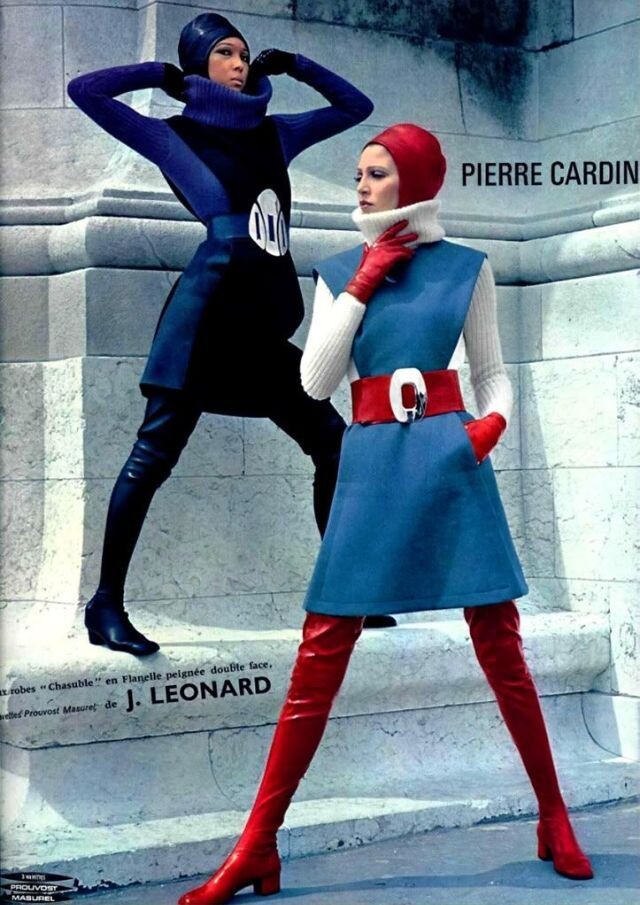 1. Space Age Fashion Designs by Pierre Cardin From the 1960s