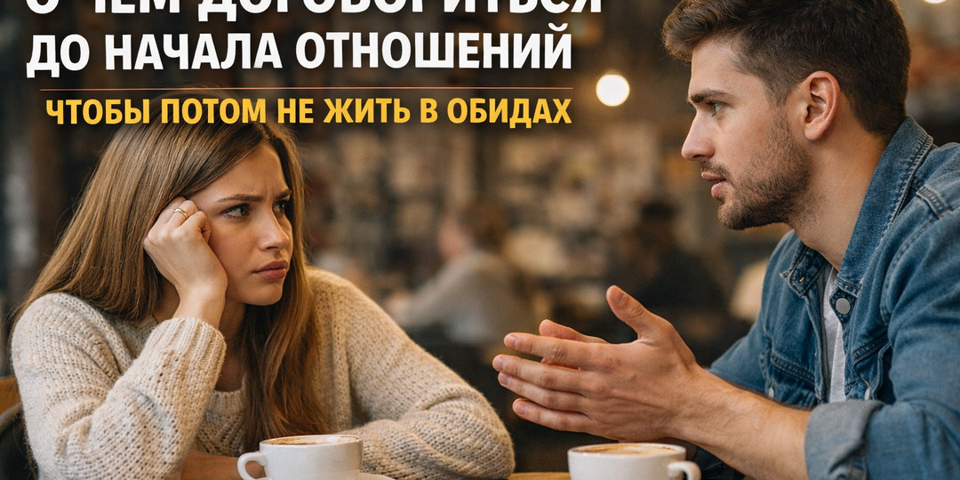 🫶 О чём нужно договариваться до начала отношений, чтобы потом не жить в обидах и догадках