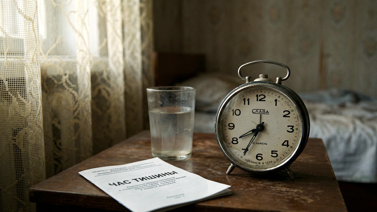 Будильник тикает. Слава. Пять минут восьмого, а кажется — вечность прошла