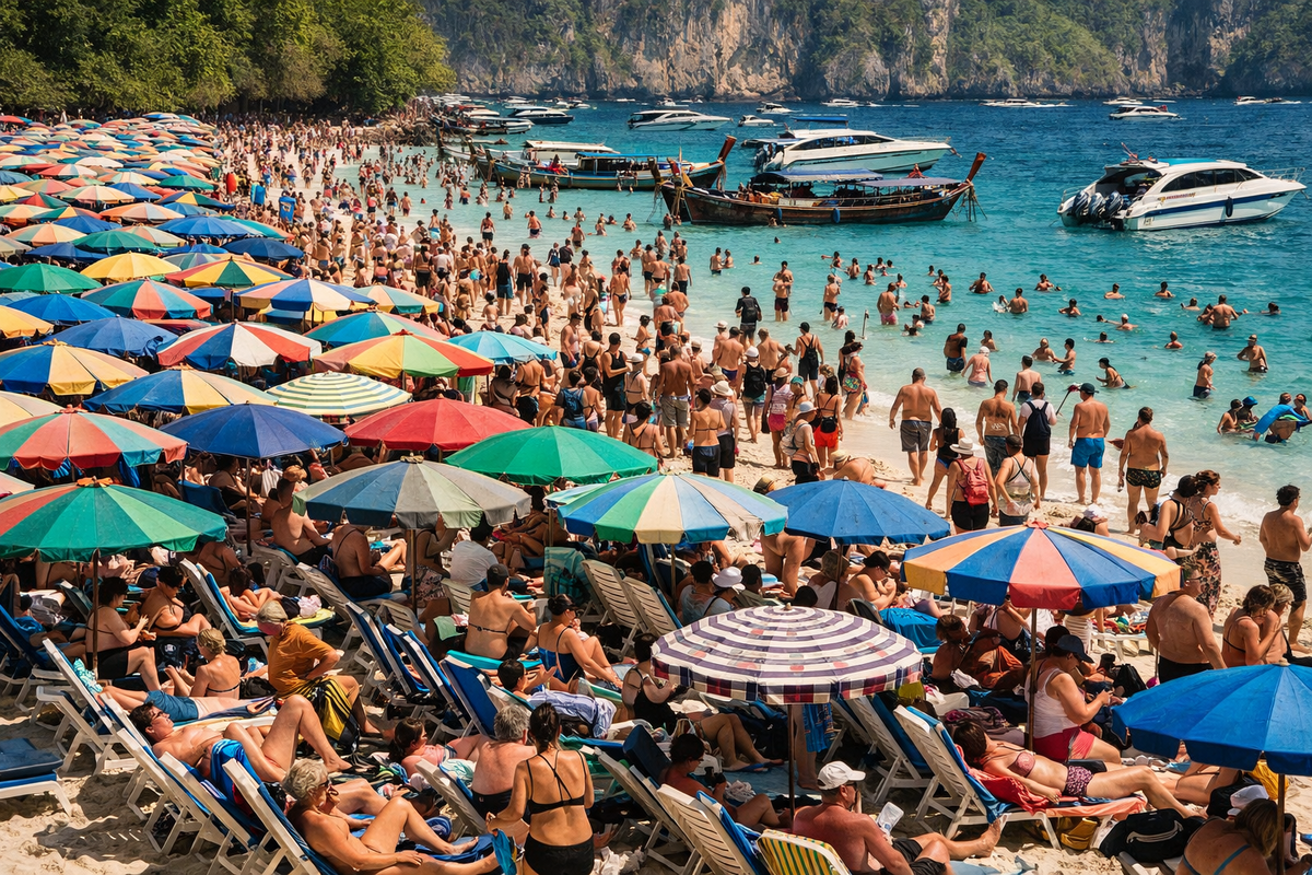 Патонг и Карон сегодня: иллюзия тропического рая, разбивающаяся о суровую реальность массового туризма.