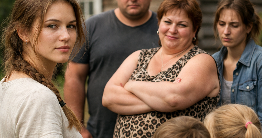 На дачу, мою дачу? - произнесла она, глядя на свекровь. Тихим, ровным голосом, - Без предупреждения. В семь утра. С детьми