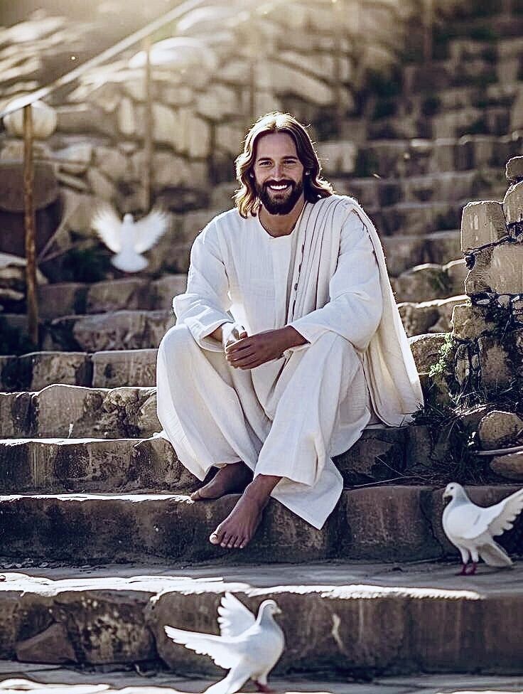 Иисус и голуби.