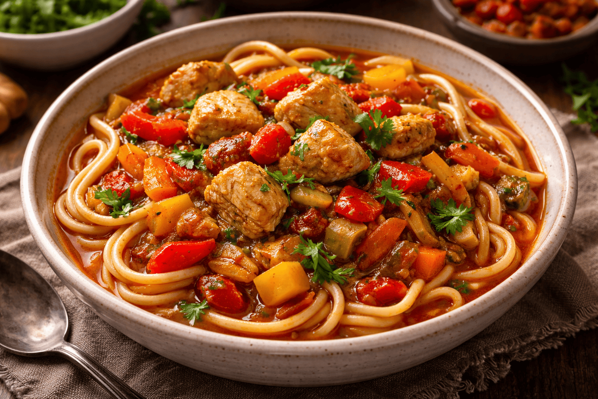    Лагман из курицы вкуснее любого супа / PROKAZAN