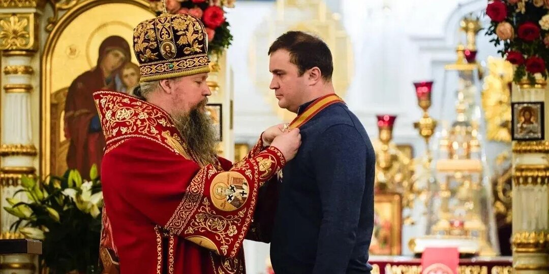 Губернатор Виталий Хоценко удостоен высокой награды Русской православной церкви