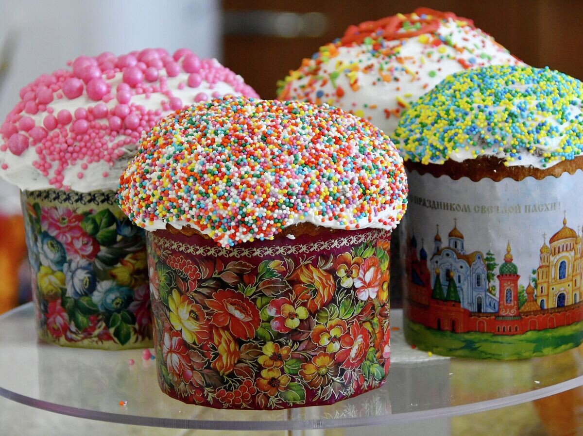    Куличи, выпеченные к Пасхе | © РИА Новости / Георгий Зимарев