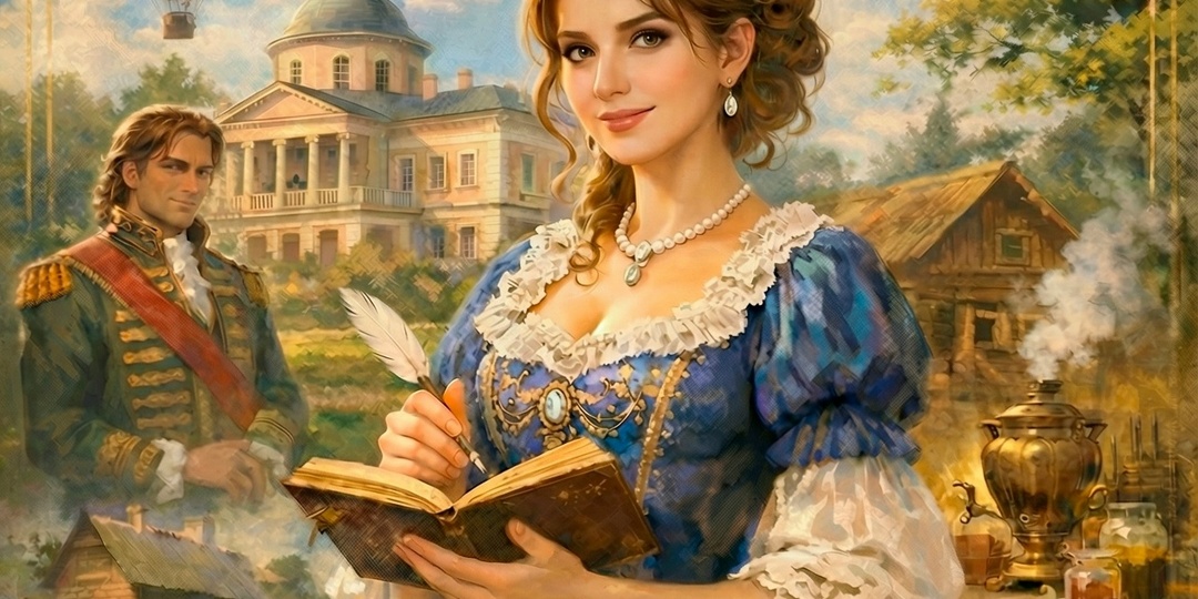 Из офиса — в 1812 год: как выжить, если твой бывший — козел, а новый начальник — княгиня? 🍎🕯️