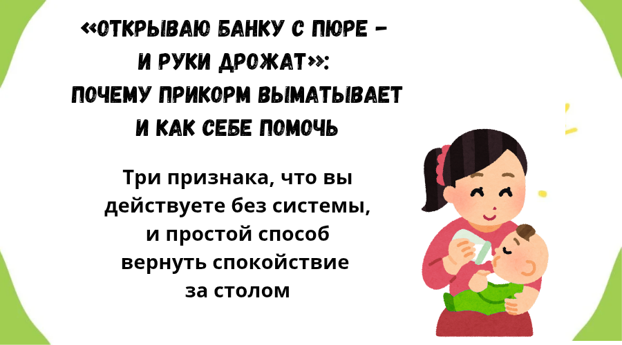 Три признака, что вы действуете без системы, и простой способ вернуть спокойствие за столом