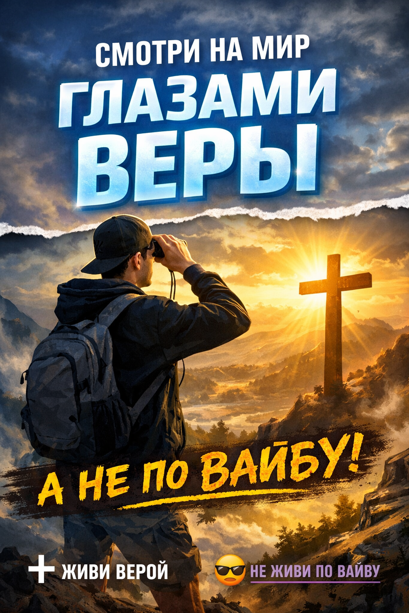 Мы живём верой, а не видением