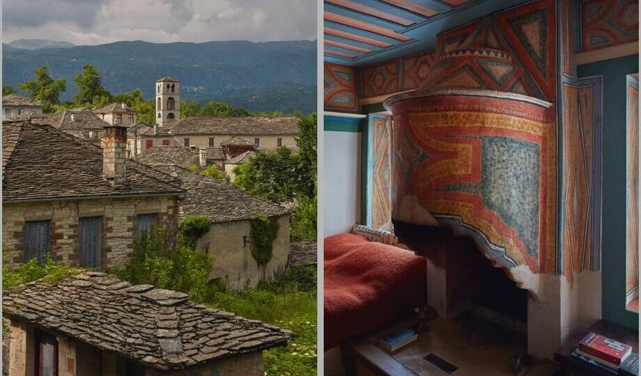 Как удаленным греческим деревням удалось сохранить прекрасные фрески на стенах