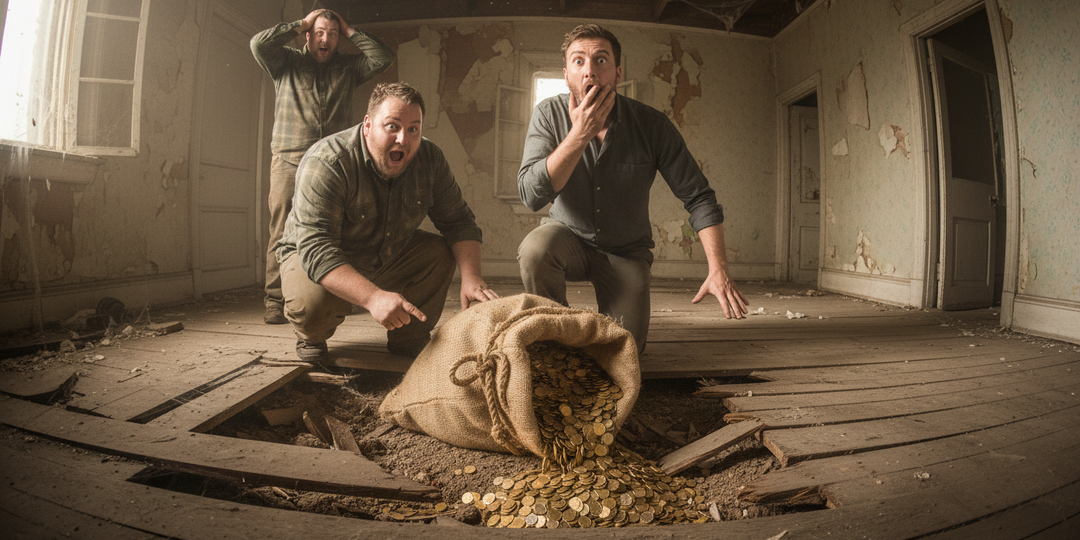 Купил дом в кредит, а под полом — мешок с золотыми монетами. Но правда оказалась горьче, золота