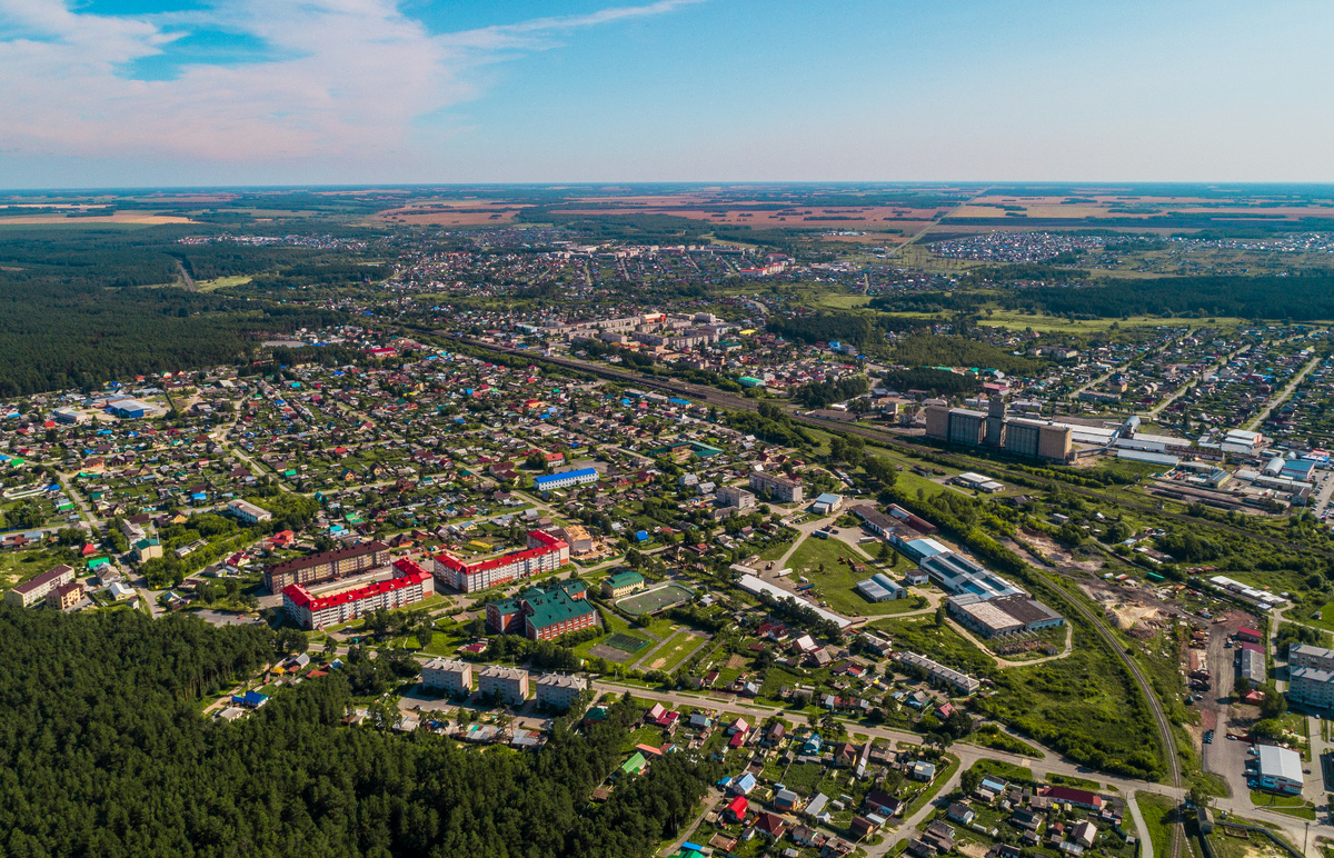 Современный Заводоуковск (аэросъемка 2022 г.) 