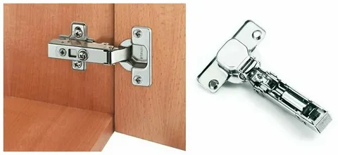 Замена обычных мебельных петель на петли с доводчиком.