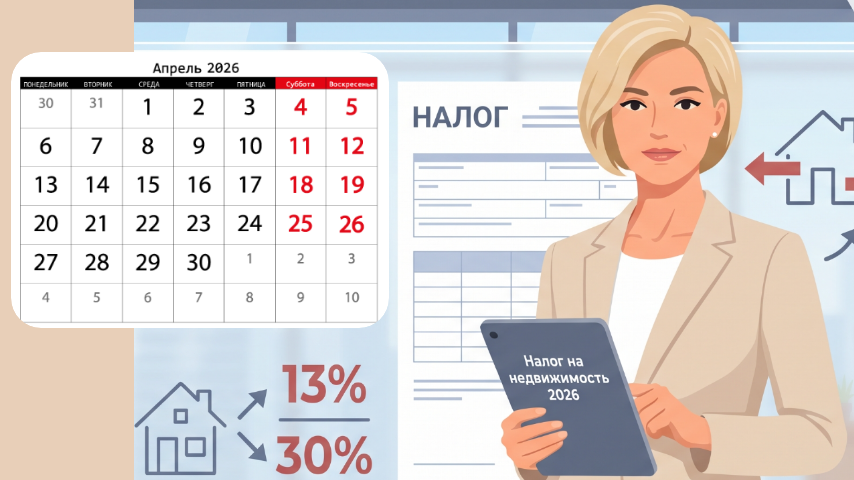 Налог на продажу недвижимости в 2026 г.