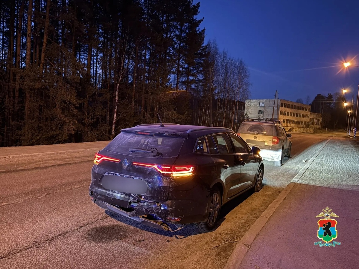    Пьяный водитель устроил ДТП с пострадавшей в Медвежьегорске© МВД Карелии