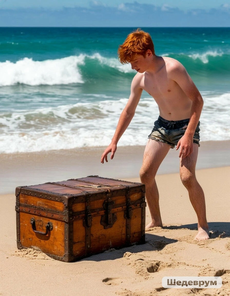 Галд пытается открыть сундук