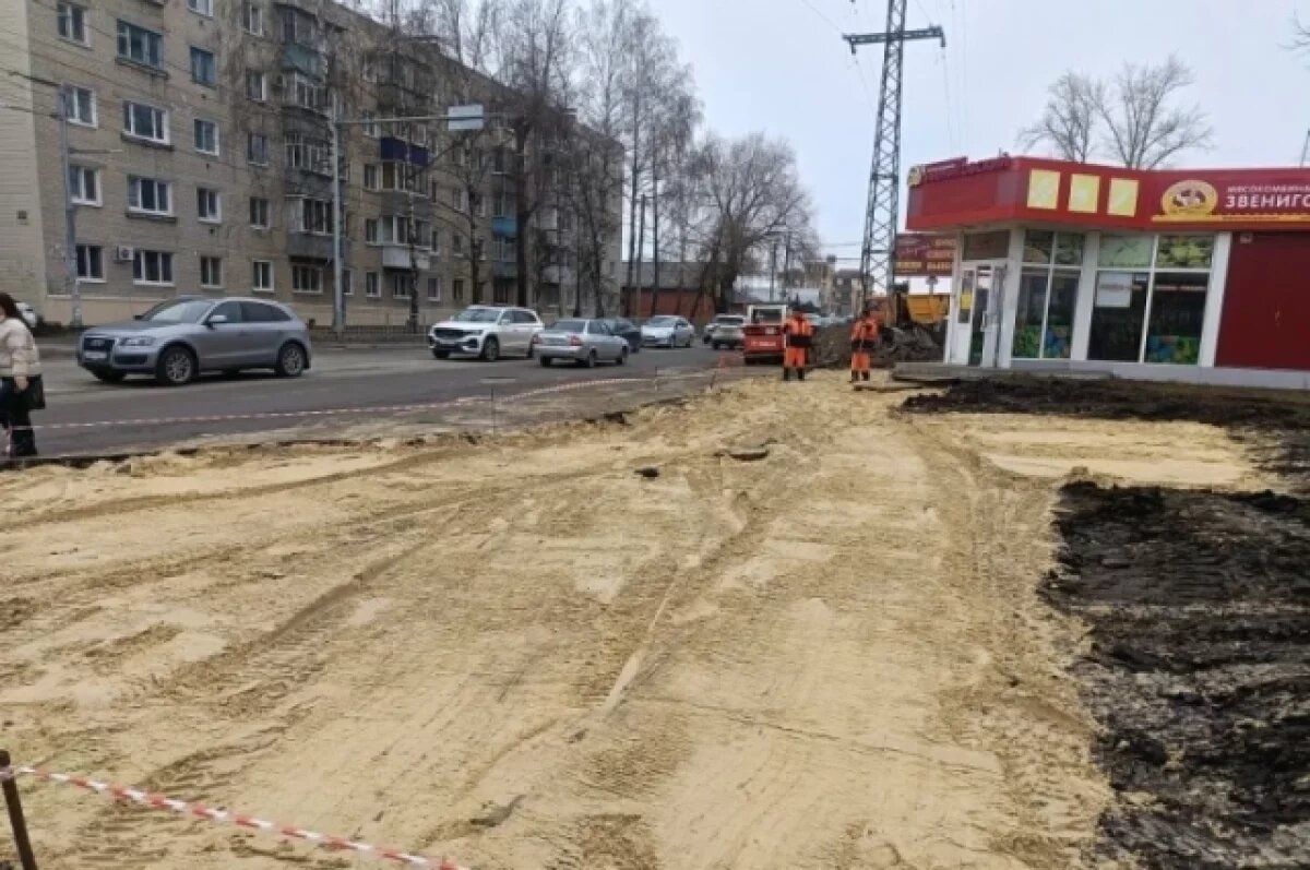    В Ульяновске расширяют въезд на улицу Репина с проспекта Нариманова