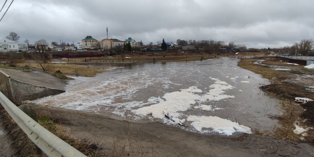 Обстановка на плотине в Дивееве, 7 апреля