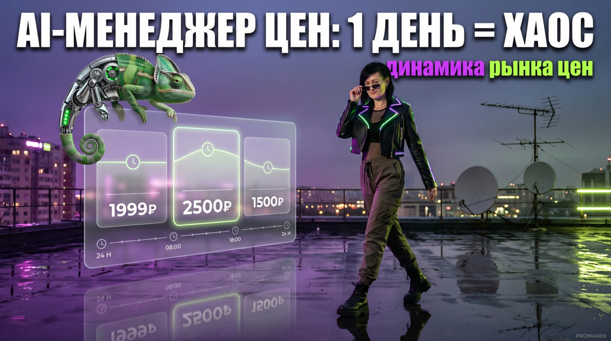    AI корректирует цены по загрузке и спросу — запуск за 1 день | Марина Погодина, PROMAREN Марина Погодина