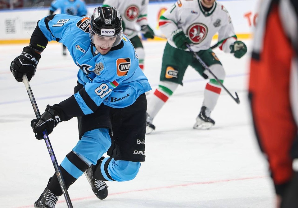    Усилий первого звена минчан для победы не хватило. Фото: социальные сети ХК «Динамо-Минск».