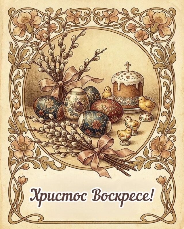 С Пасхой!