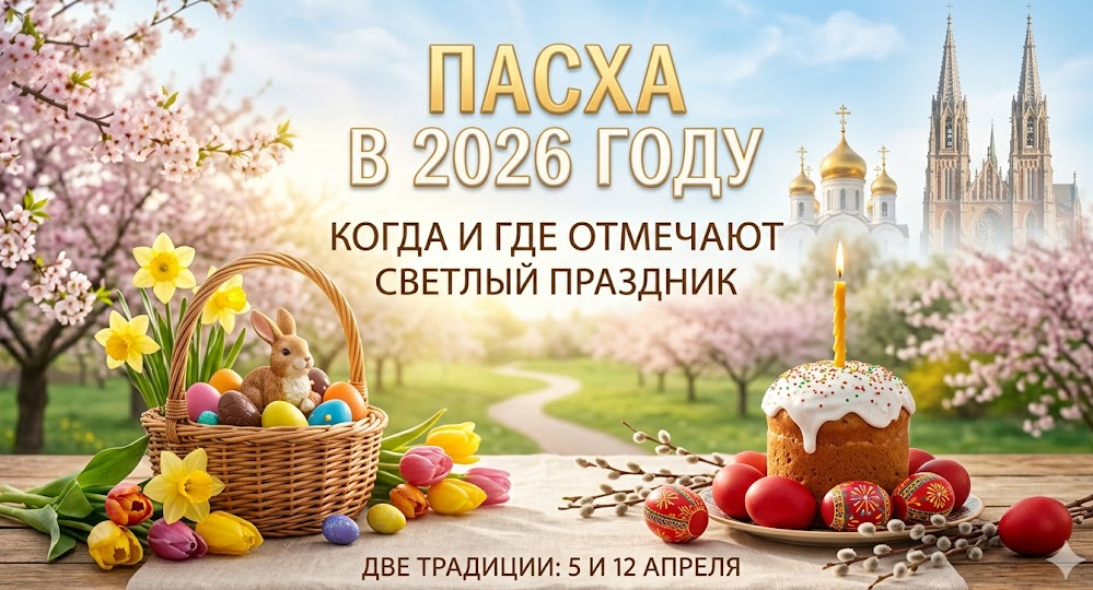 Пасха в 2026 году: какого числа отмечают православный и католический праздник, история и география