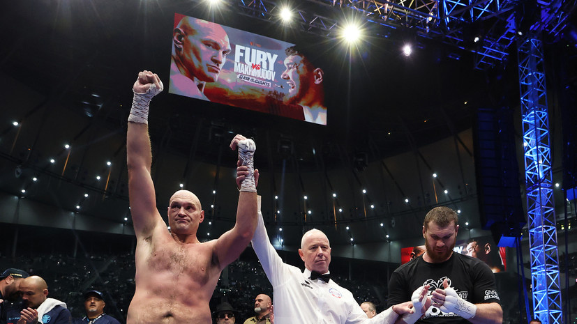     Тайсон Фьюри и Арсланбек Махмудов Gettyimages.ru Richard Pelham