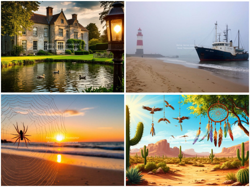 Автор теста и метафорических карт: психолог Анна Чернышевская 