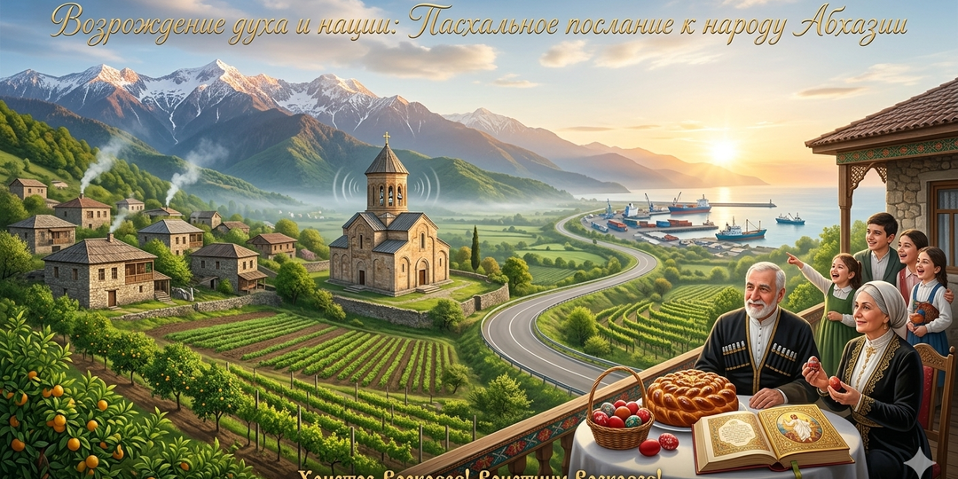 🌤️ Возрождение духа и нации: Пасхальное послание к народу Абхазии