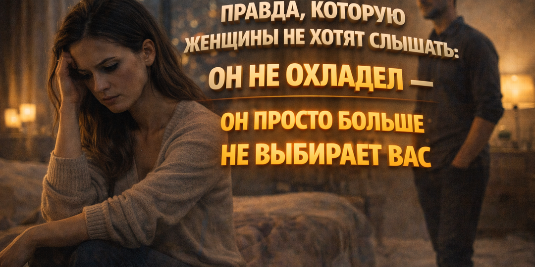 Он не охладел — он просто больше не выбирает вас