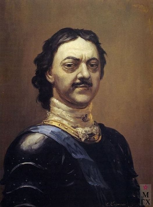 Последний прижизненный портрет Петра Великого. Художник тут не слишком польстил ему