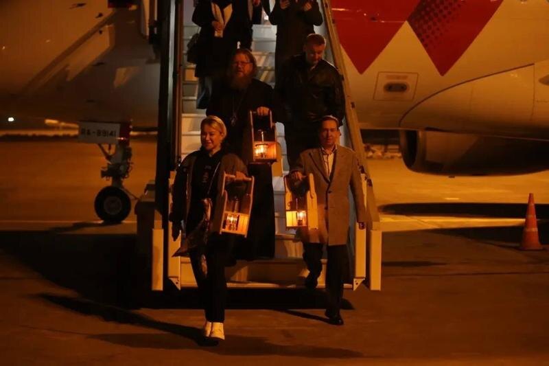    Встреча Благодатного огня