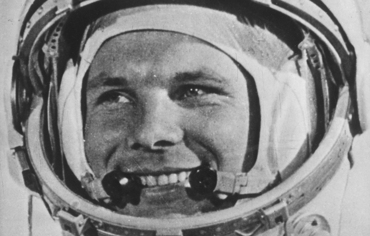    Юрий Гагарин перед космическим полетом  Keystone/Getty Images