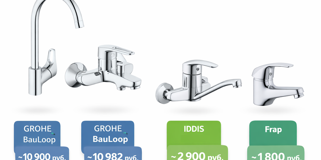 Сантехника из Лемана Про за 5 000 руб. vs Grohe за 50 000 руб. — 2 года использования. Кто сломался первым?