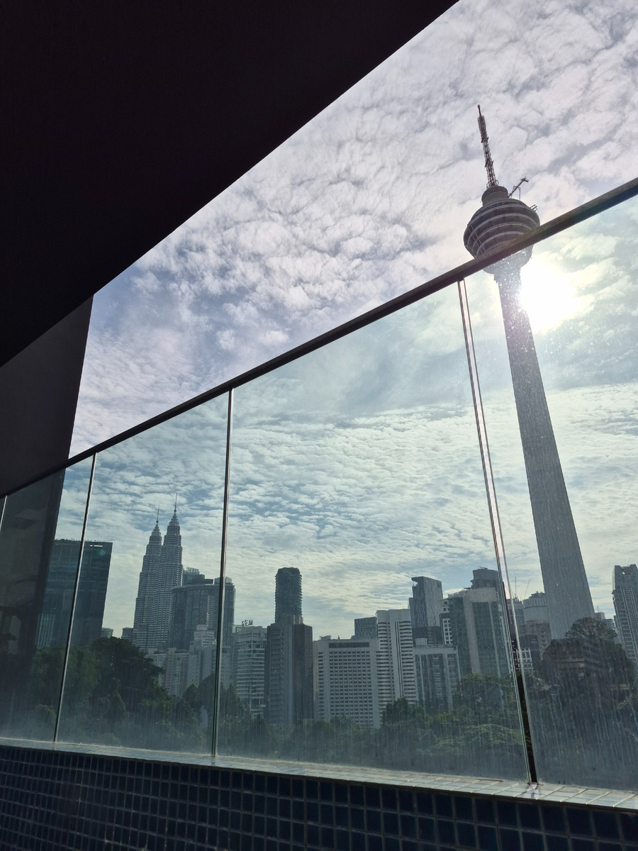 Вид из зоны бассейна