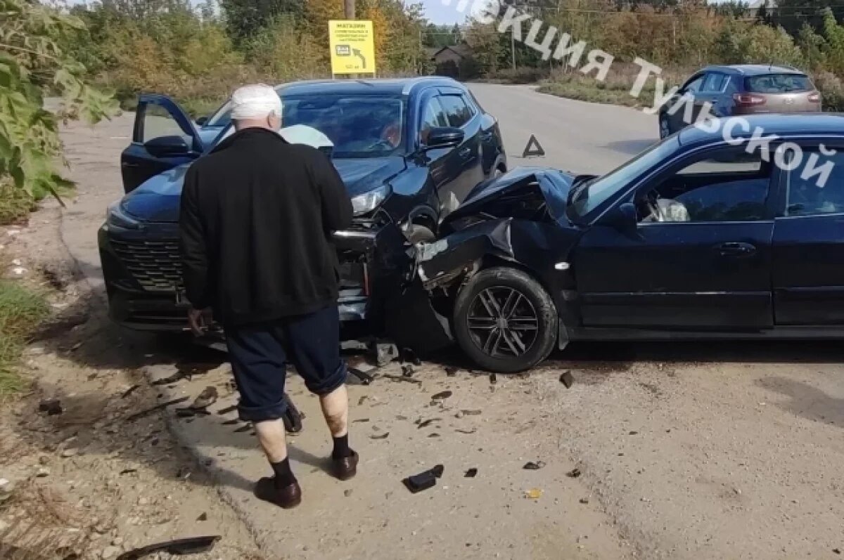    В пяти районах Тульской области выросло число ДТП