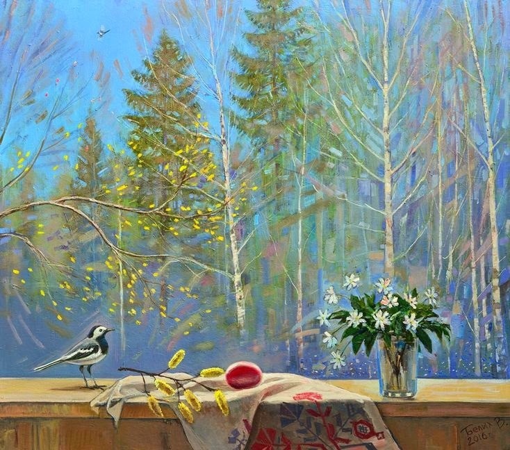 Автор- художник Валентин Белых.."Пасха."Источник изображения : Яндекс картинка.