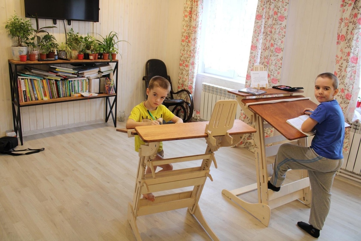 вот так и учимся дома