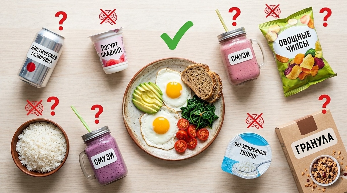 Некоторые продукты устроены так, чтобы обманывать ваш мозг. 