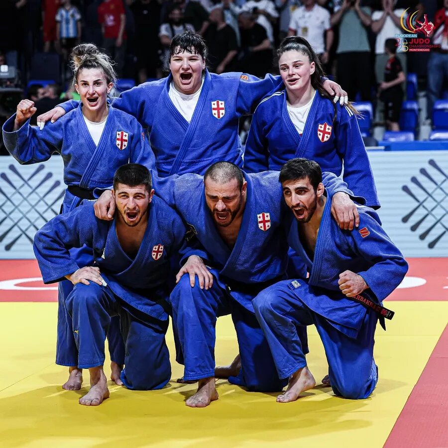 Сборная Грузия по дзюдо.