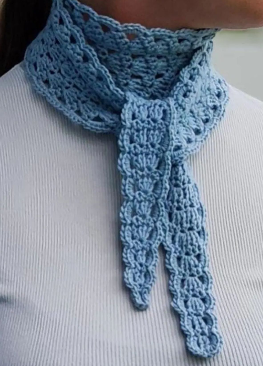 шарфик крючком