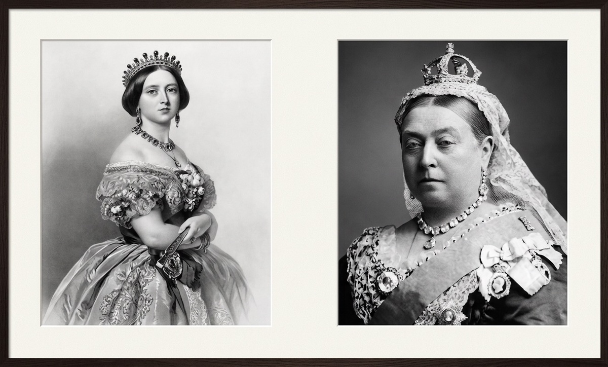 Виктория в юности и в старости