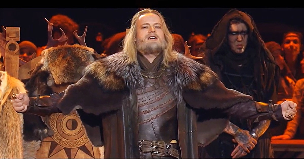 "Князь Владимир", кадр из видео