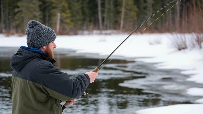    Зимняя рыбалка. Удочка Шедеврум/Altapress.ru