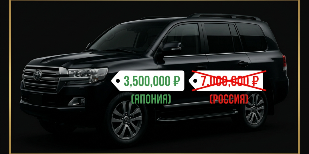 Land Cruiser из Японии за 3,5 млн. В России — 7.