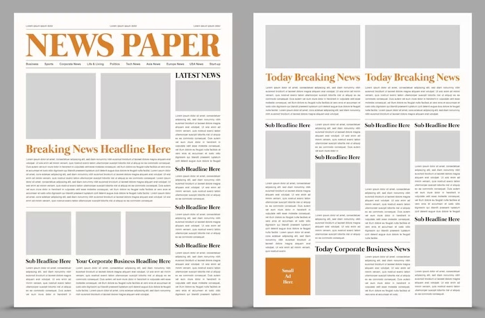 Макет полосы (из сети)