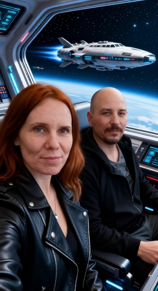 Нас в полете нарисовала Алиса