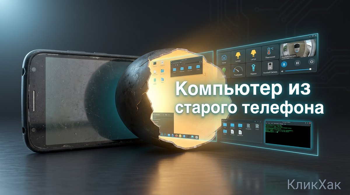 Полноценный компьютер из того, что пылится в ящике стола