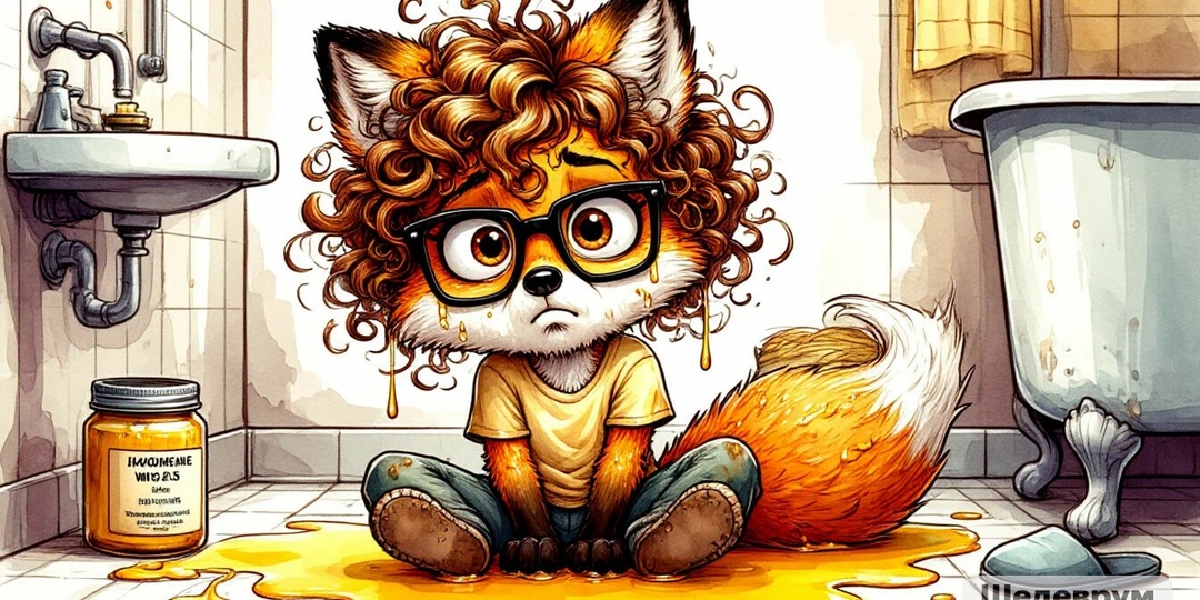 Почему кудрявым волосам не подходит укладка воском: история в картинках от мамы Лисы