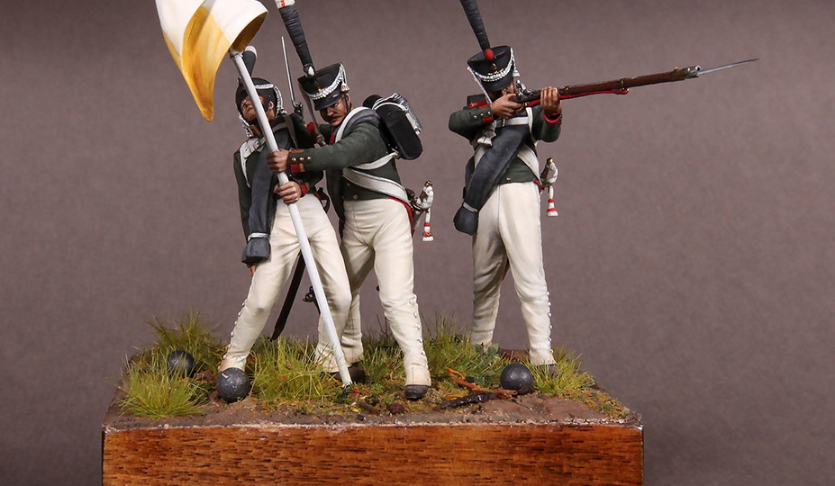Рядовые Астраханского гренадерского полка. 1812 г. Фигуры фирмы HIMINI.