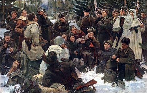 Солдаты-сибиряки — костяк элитных гвардейских соединений Красной Армии